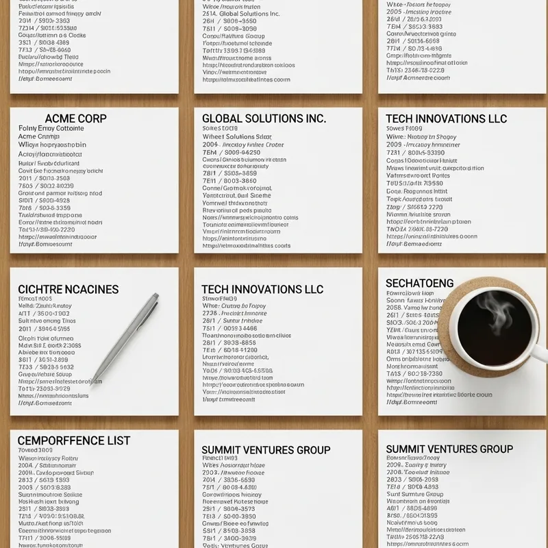 Create a Comprehensive Business Reference List | Top Company Directory
