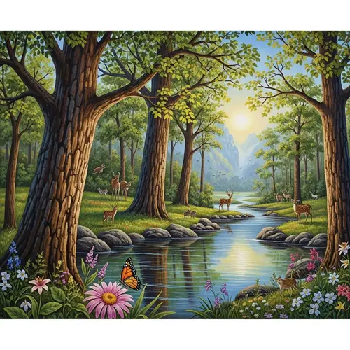 Capturing the Magic of Nature - Vivid Landscape Painting