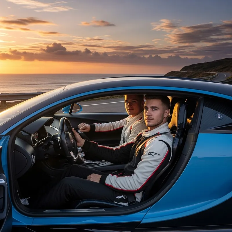 Athletic Brothers in Bugatti | HD HDR Classical