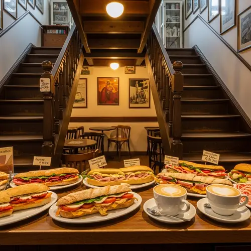 Charming Under-Stair Sandwich Shop & Cafe