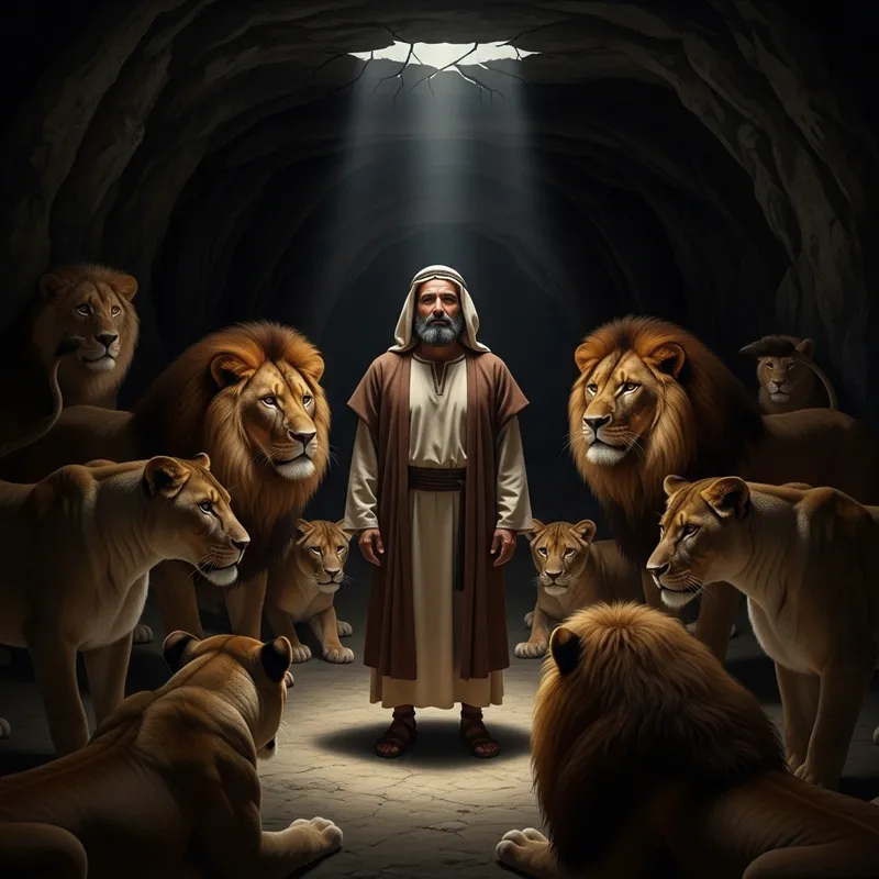 Daniel in the Lions' Den: A Biblical Illustration