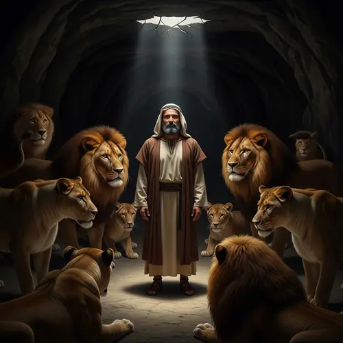 Daniel in the Lions' Den: A Biblical Illustration
