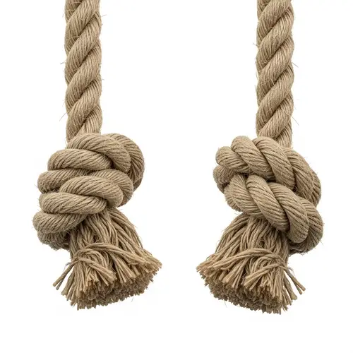 Expertly Tied Rope Ends for Heavy Tasks