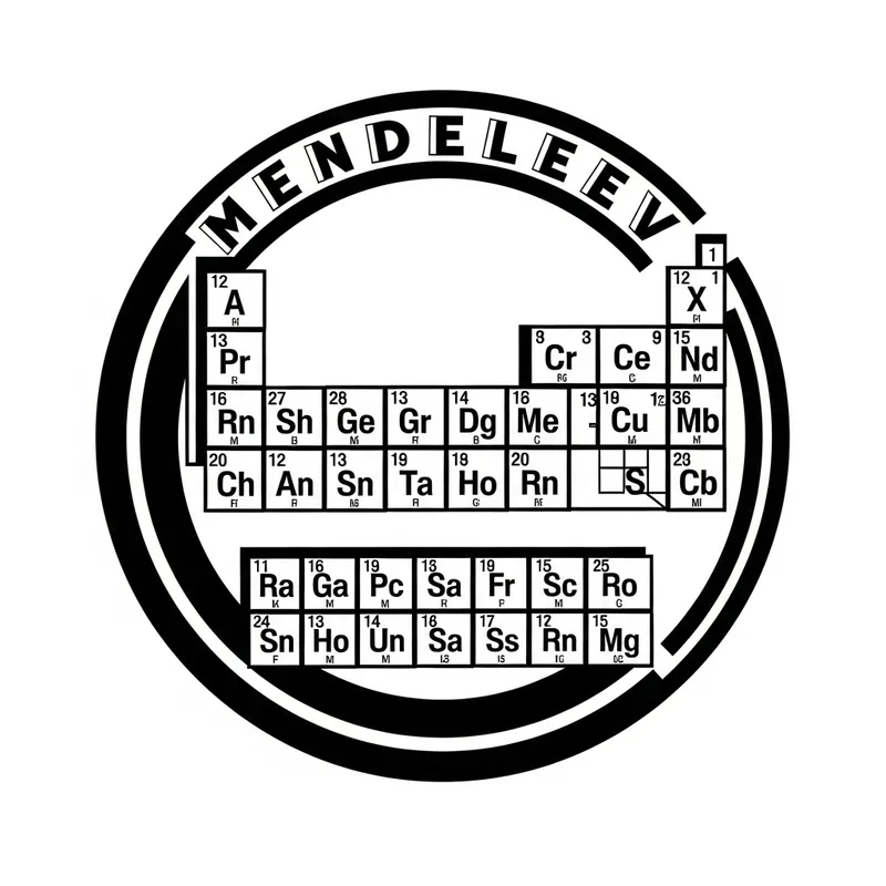 Circular Logo Inspired by Russian Constructivism