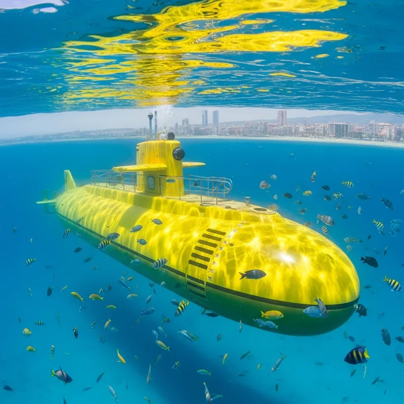 Yellow Submarine in Alicante Waters: Explore Underwater Wonders