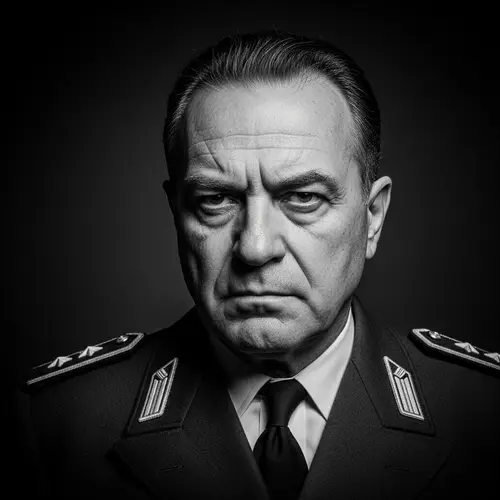 Italian Man Portrait 1940s | Vintage War-Time Photography