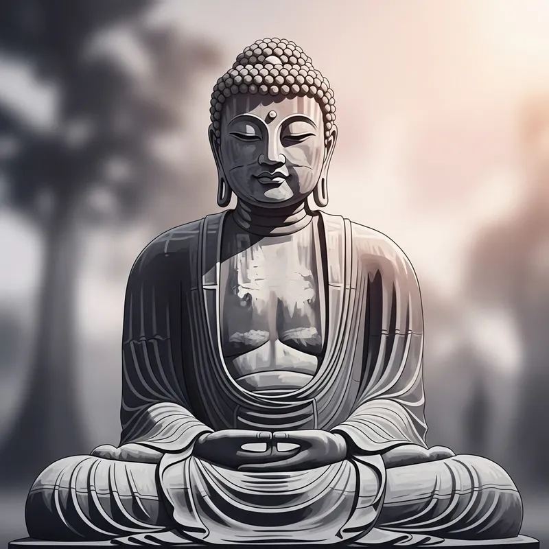 Abstract Buddha Statue | Peaceful Meditation Art Abstract Buddha Statue | Peaceful Meditation Art