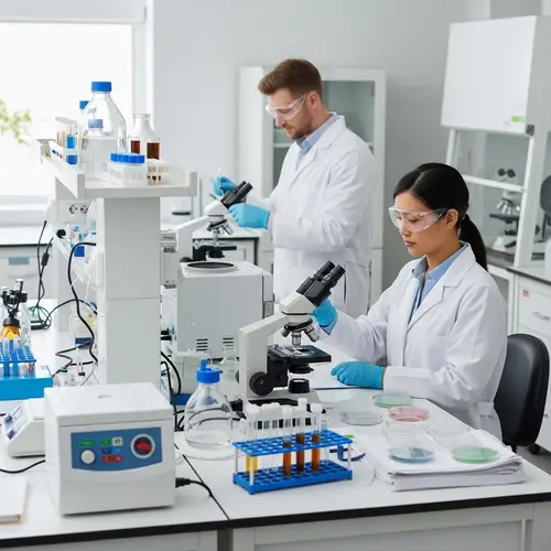 Modern Microbiology Laboratory with Proficient Scientists