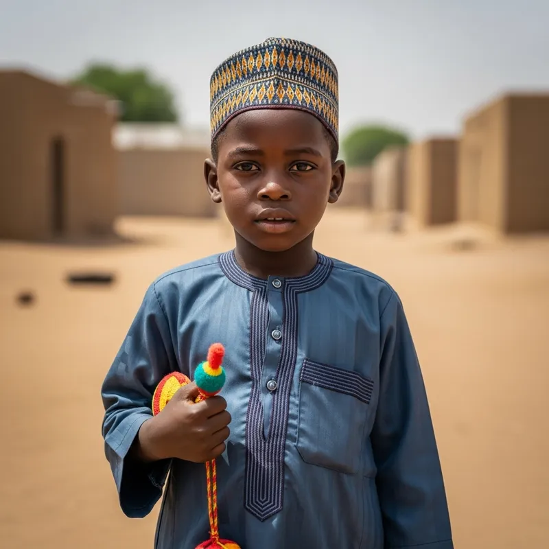 Resilient Boy from Northern Nigeria: A Portrait of Hope