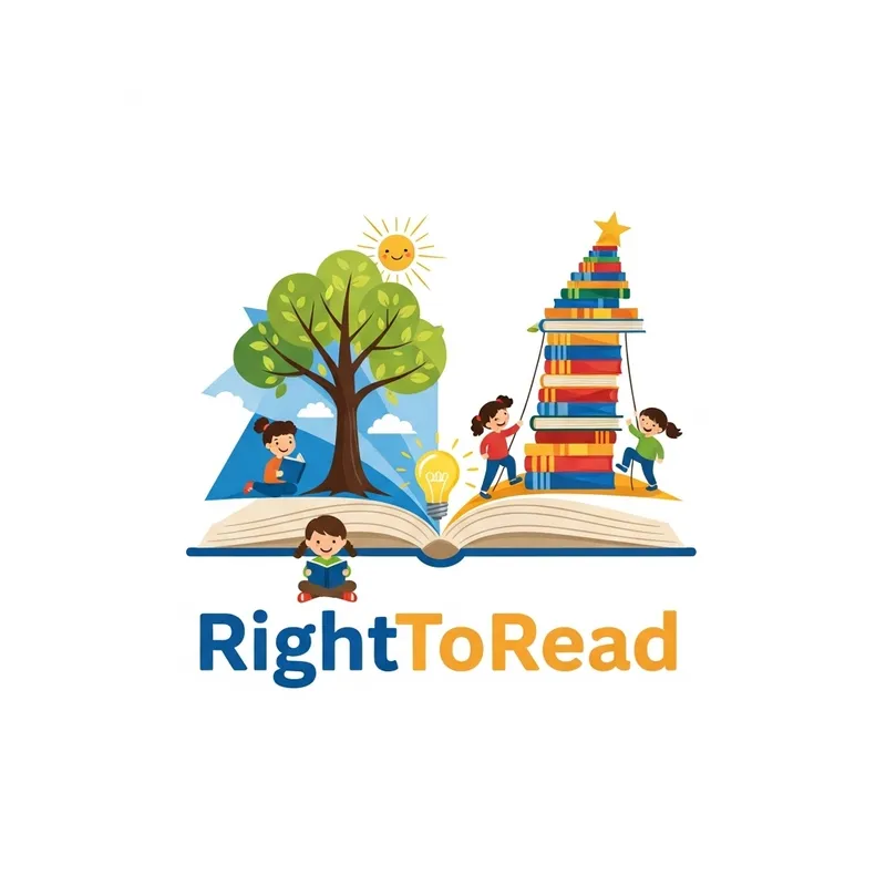RightToRead Logo for Enhancing Children's Reading Skills RightToRead Logo for Enhancing Children's Reading Skills
