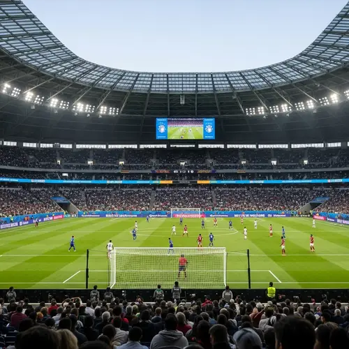 Diverse Sporting Excitement at Grand Stadium | Multicultural Scene