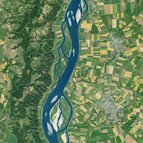 Dniester River View: Ukraine and Moldova Unique Landscapes