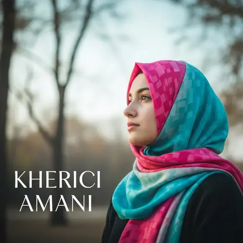 Serene Girl Wearing Hijab Kherici Amani - Nature Setting