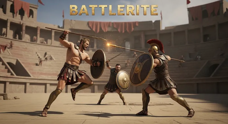 Intense Battle of Achilles vs. Hector in Deserted Arena | Battlerite