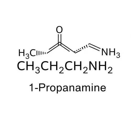 1-Propanamine Condensed Structural Formula | Molecule Visualization