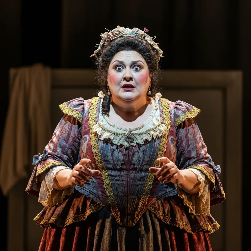 Mamma Agata in 'Le Convenienze e Inconvenienze Teatrali'