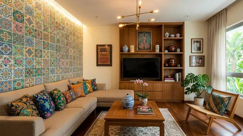 Stunning Peranakan-Inspired Living Room Design