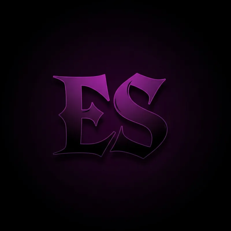 ES Chilling Horror Logo | Gothic Typography