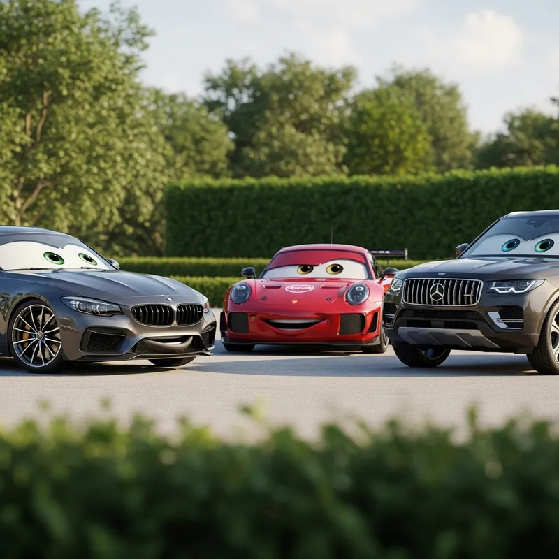 Luxury Car Conversation - Porsche, Ferrari, and Range Rover