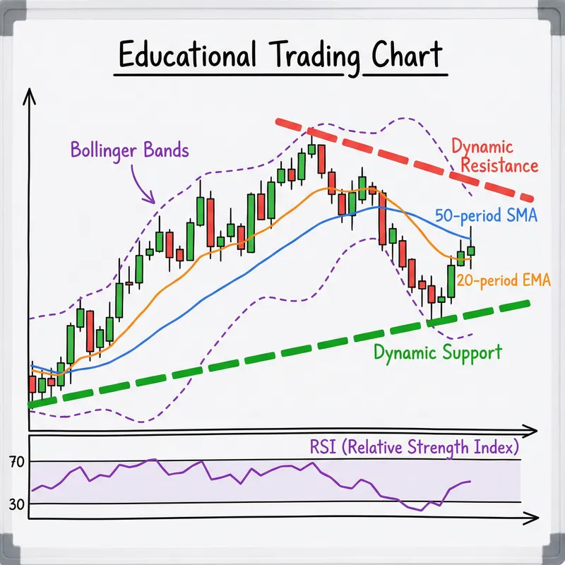 Trading Chart Guide: SMA, EMA, RSI & Bollinger Bands Trading Chart Guide: SMA, EMA, RSI & Bollinger Bands