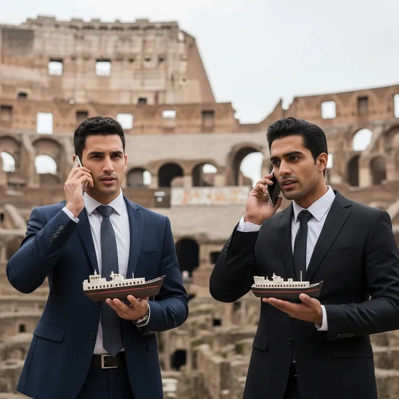 Rival Salesmen Engage in Cold Calling Battles at the Colosseum