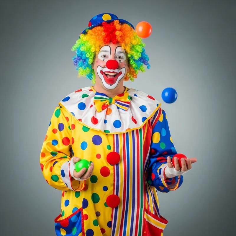 Vibrant Clown | Joyful Performer