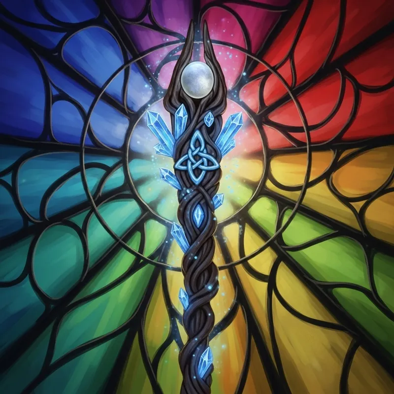 Mystical Pagan Wand - Embrace Magic & Spirituality Mystical Pagan Wand - Embrace Magic & Spirituality