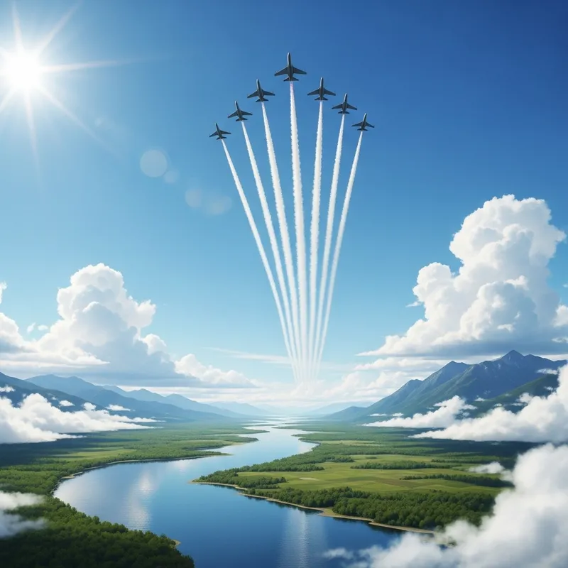 Air Force Flow: Captivating Art in the Sky