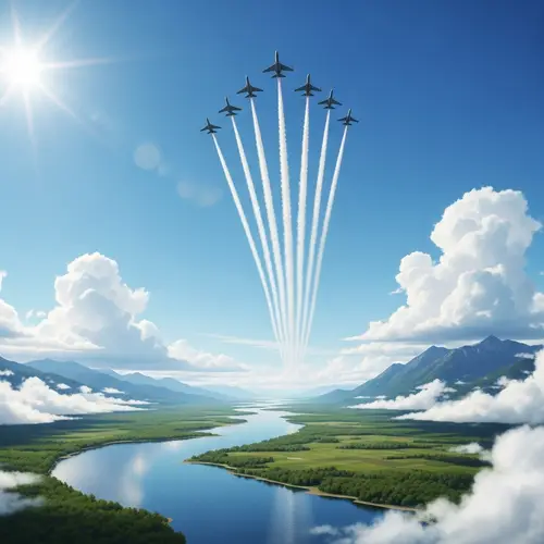 Force and Flow: Air Force Art in the Sky