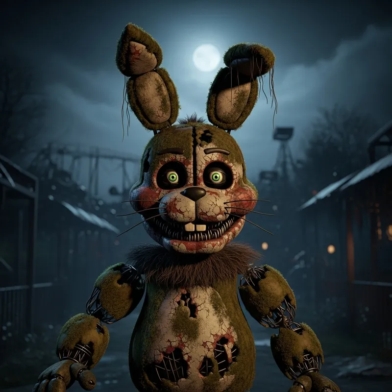 Springtrap: The Eerie Animatronic Rabbit