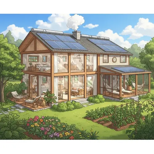 Luxurious Sustainable Home in Lush Surroundings