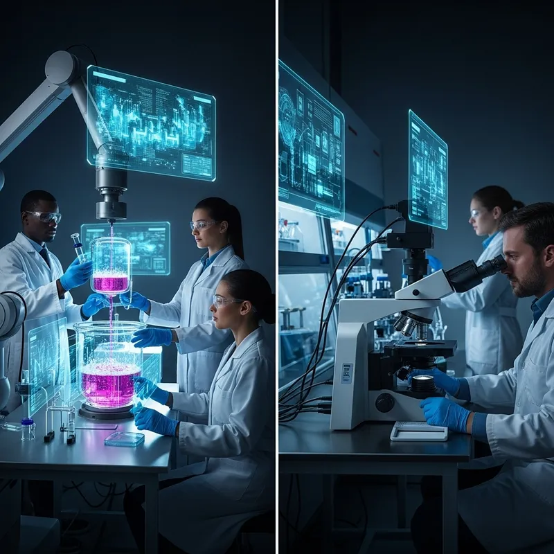 Futuristic Scientific Experiments in Advanced Laboratory Futuristic Scientific Experiments in Advanced Laboratory