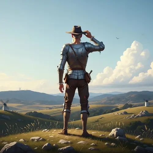 Don Quixote Gazing into the Horizon