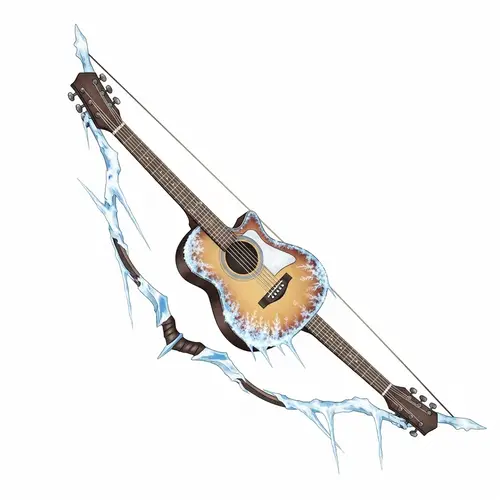 Cryo Guitar Bow: Legendary Weapon Inspired by Popular RPG Character
