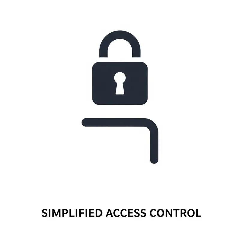 Simplified Access Control Icon Design