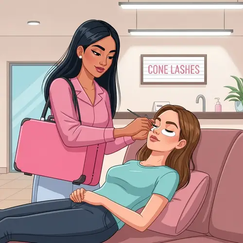 Disney Characters: Lash Studio Scene with Cone Lashes