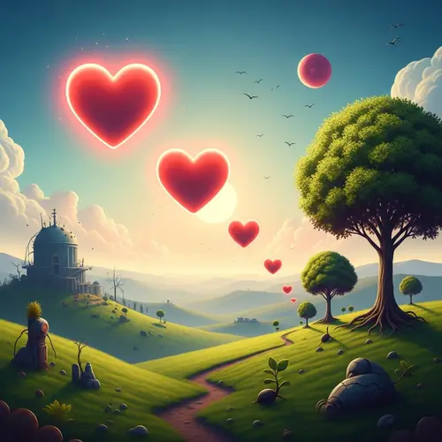 Surrealistic Landscape: Self-Love & Personal Growth in Modern Relationships