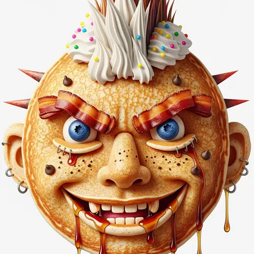 Punk Pancake Character: Gritty & Rebellious Features