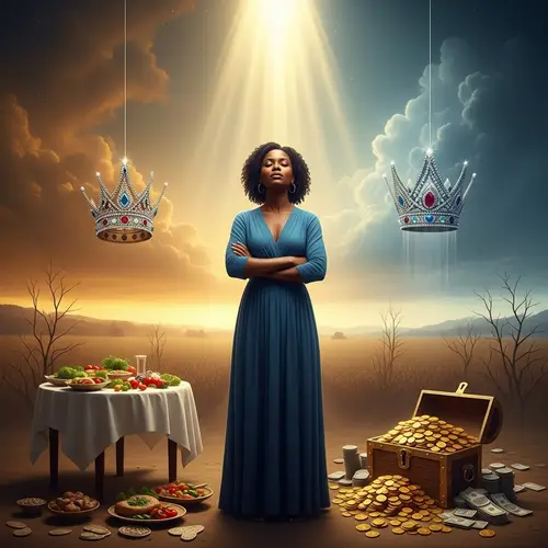 Resilience of a Black Woman Against Temptations