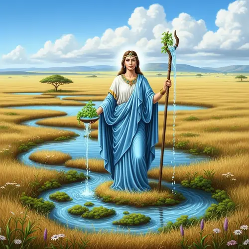 Aqua Goddess: Protector of Rivers and Springs