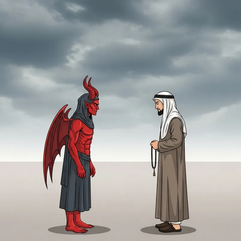 Satan and Muslim: A Symbolic Encounter