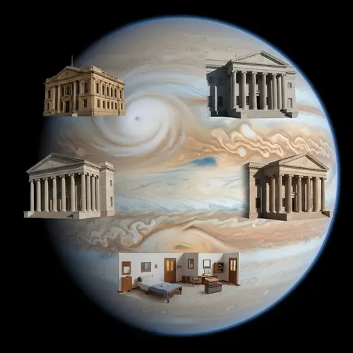 Institutional Vision on Jupiter: Affordable Living Spaces Amidst Grand Architecture