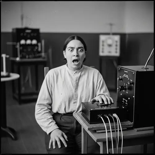 Black and White Psychology Experiment | High Contrast Focus