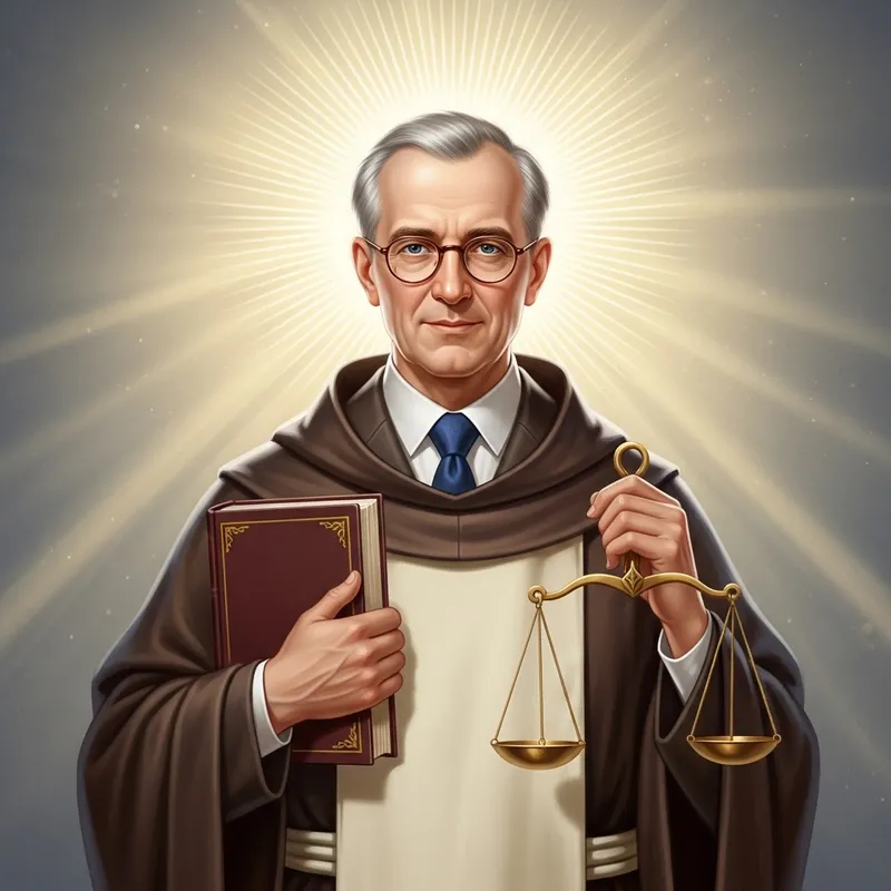 Karl Lauterbach as a Saint: A Divine Illustration Karl Lauterbach as a Saint: A Divine Illustration