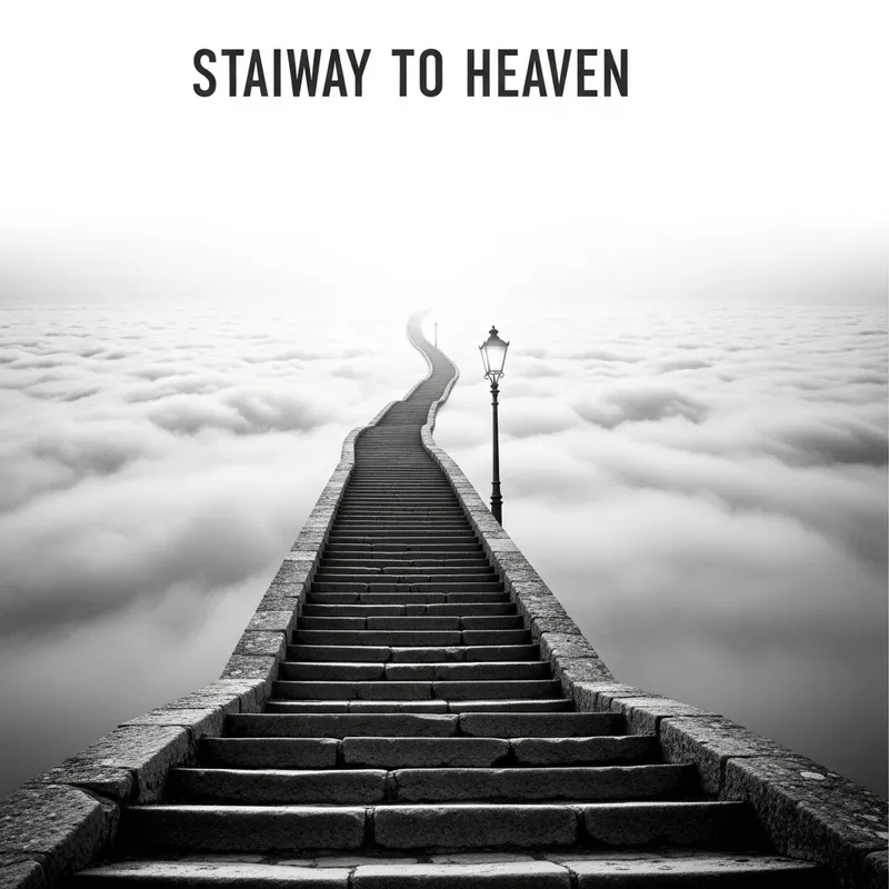 Monochromatic Stairway to Heaven | Visual Interpretation Monochromatic Stairway to Heaven | Visual Interpretation