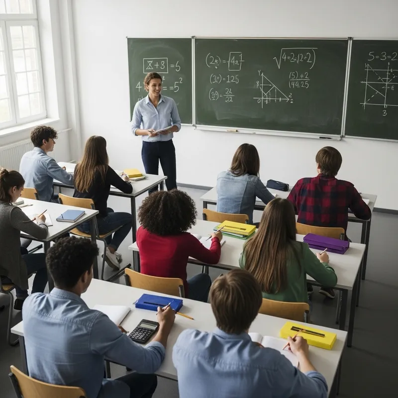 Students in Math Class Engaged in Learning | Classroom Scene