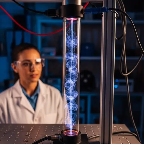 Cold Plasma Demonstration in High-Tech Lab