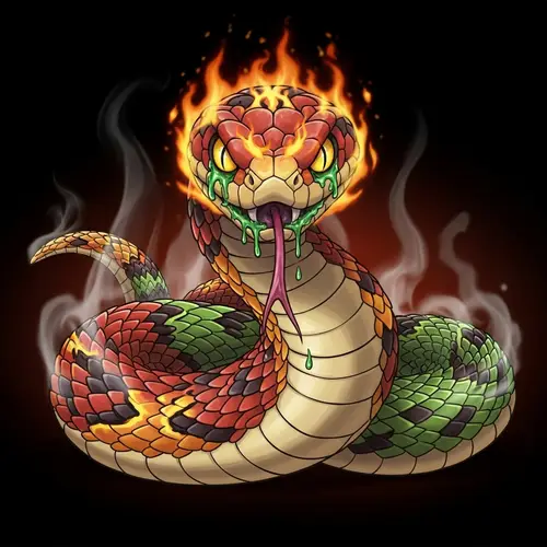Snake Fire Poison Pokemon Starter - Concept Art & Design Ideas