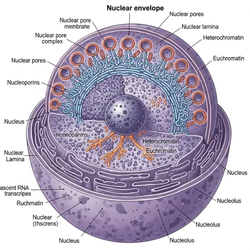 Eukaryotic Cell Nucleus Structure & Components