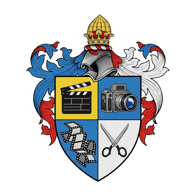 Film Watching, Photography & Editing - Custom Coat of Arms